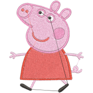 Matriz de Bordado Peppa Big